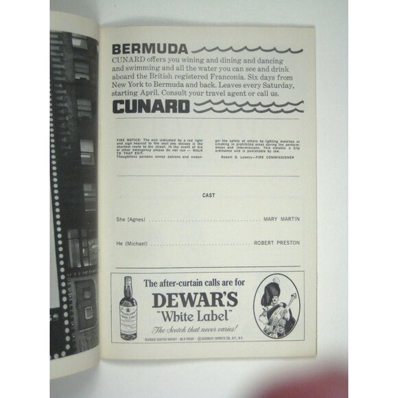Playbill I Do I Do Mary Martin Robert Preston Expo 1967 Advertisement - Picture 5 of 7
